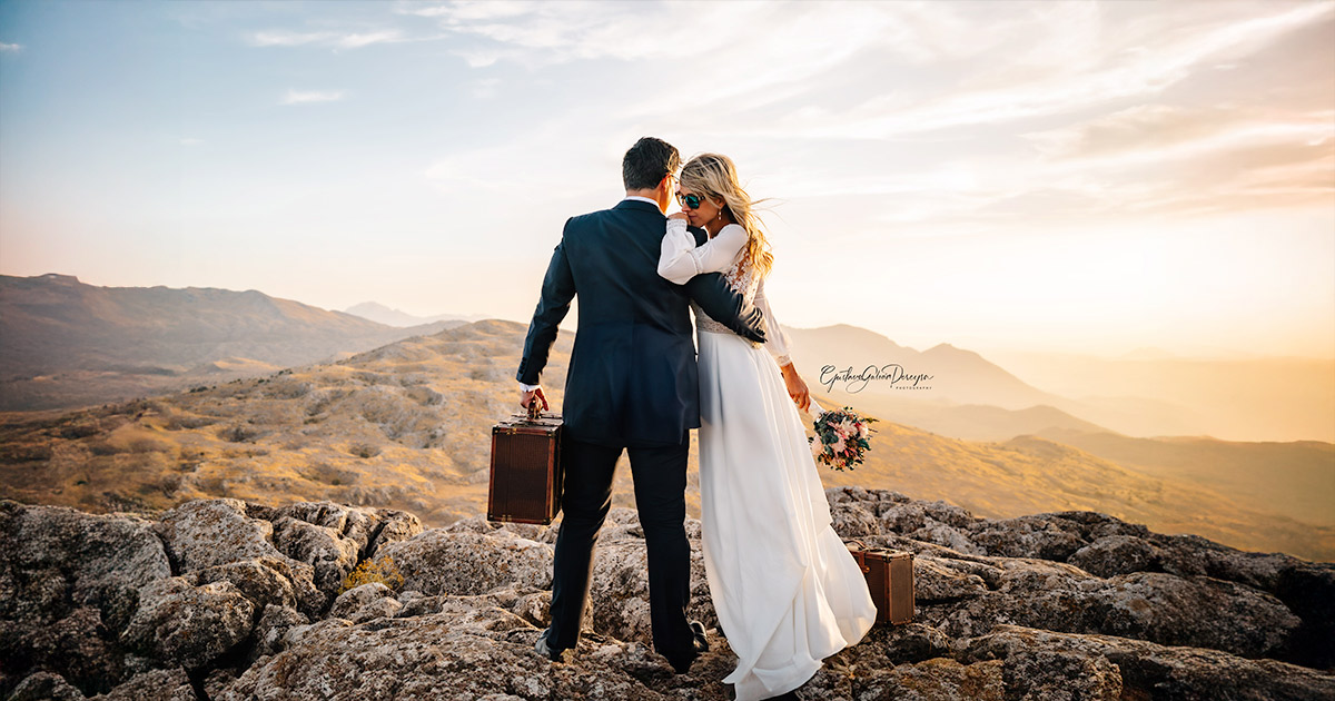 Pareja de boda en Guadix